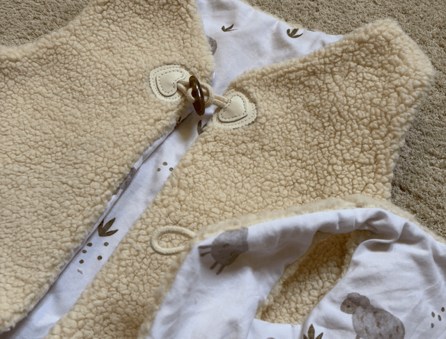 Gilet de berger écru enfant