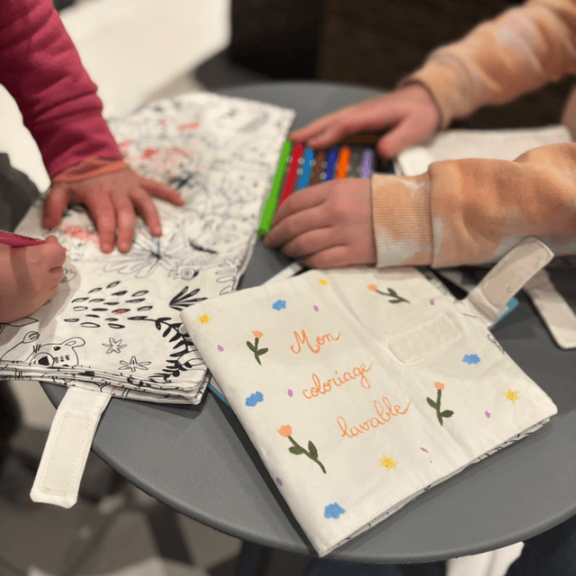 Cahier coloriage lavable 