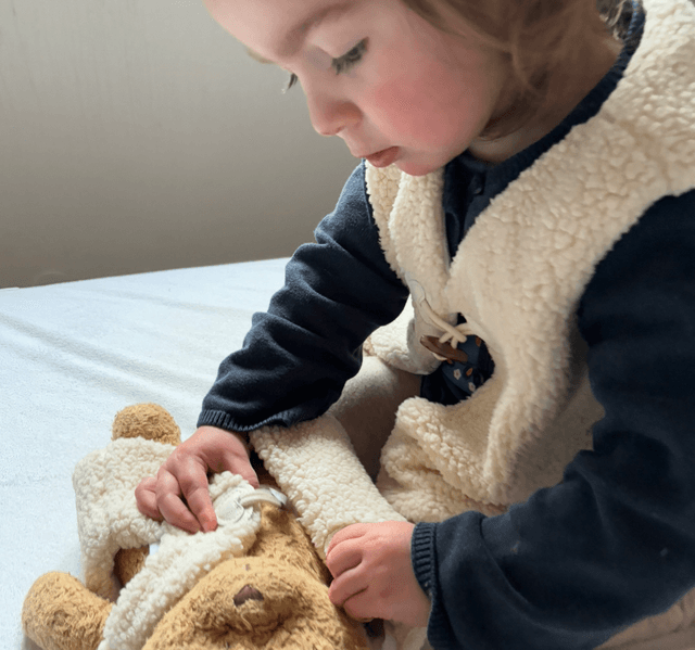 Gilet de berger écru enfant